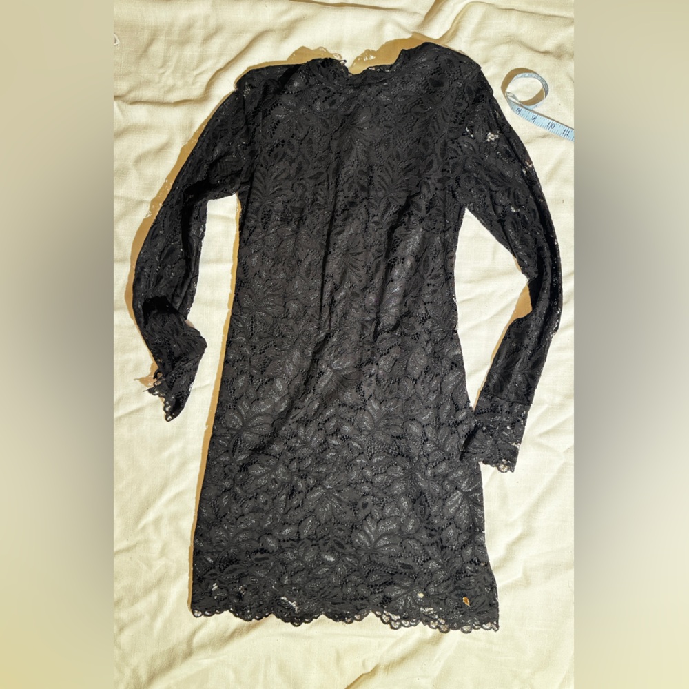 Lace black dress